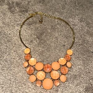 Kate spade peach/gold necklace